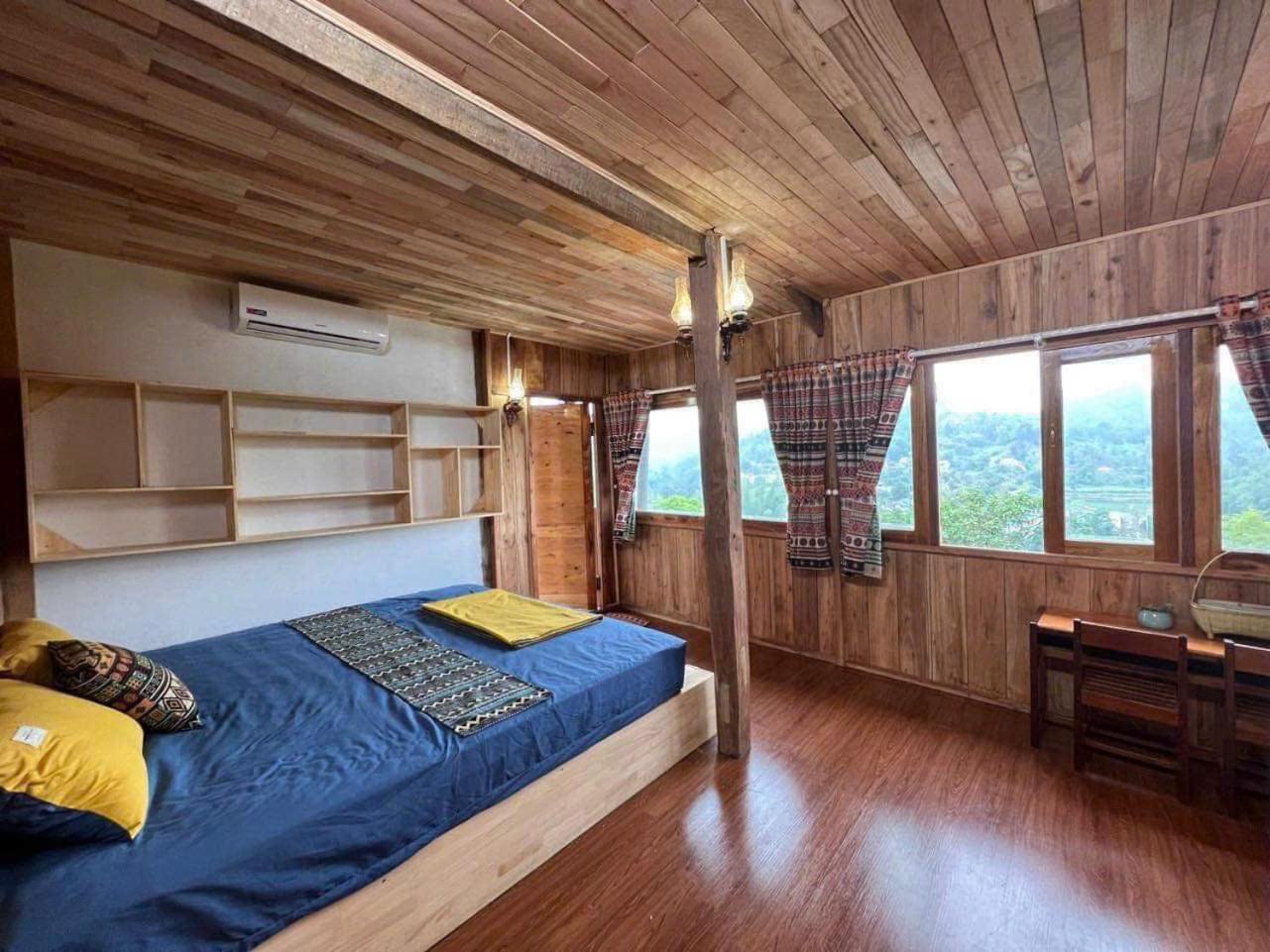 Micasa - Nha Gac Mai Tren Dinh Doi Villa กาวบั่ง ภายนอก รูปภาพ